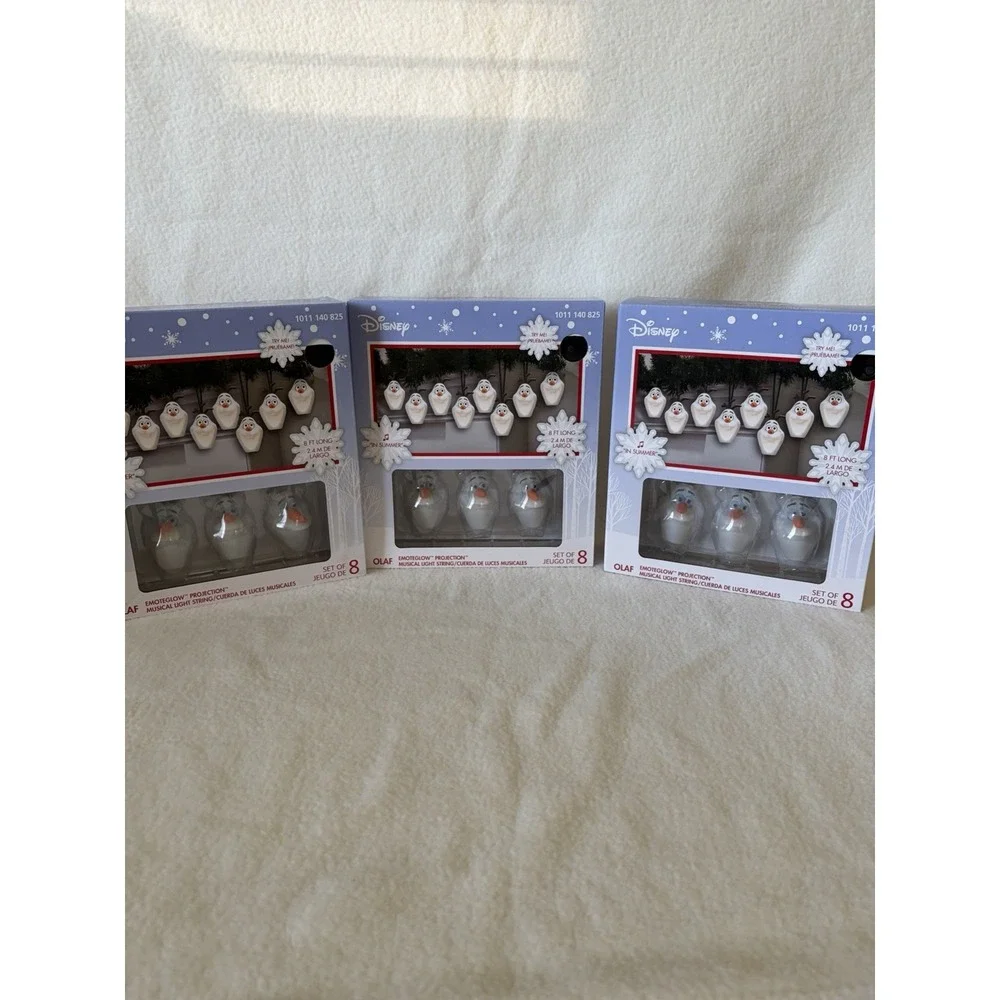 Disney Frozen Olaf Musical String Lights 8 ft 